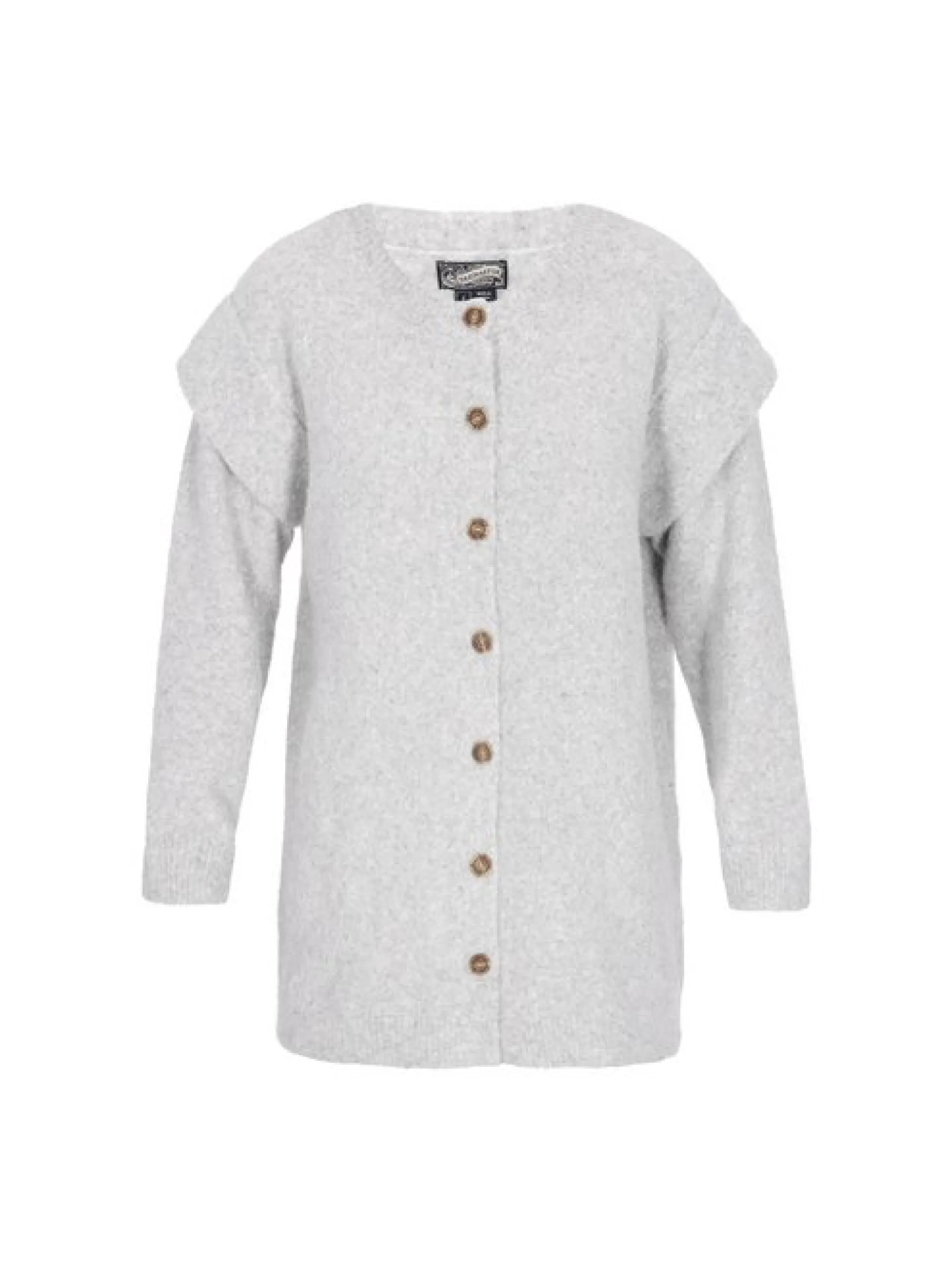 Dreimaster Damen Strickjacke in grau