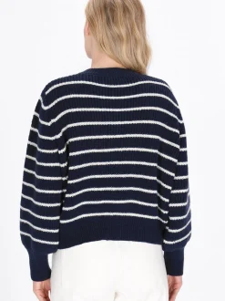 Dreimaster Damen Strickjacke in marine