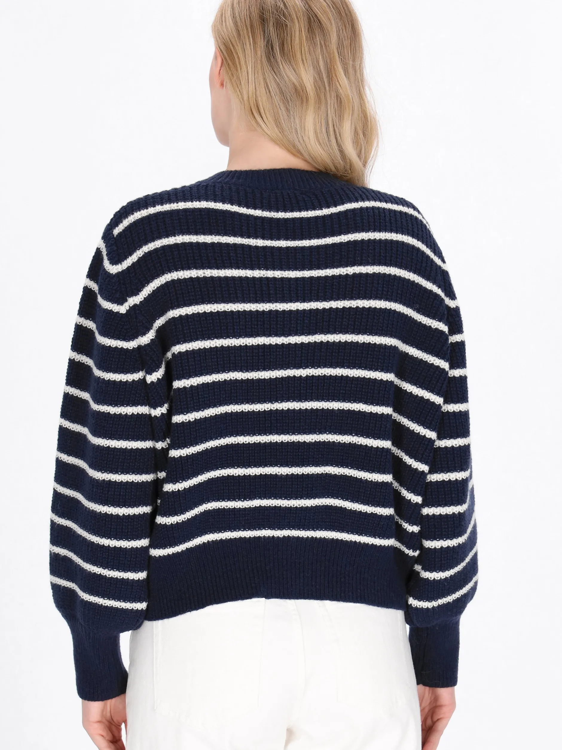 Dreimaster Damen Strickjacke in marine