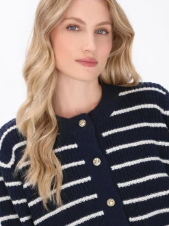 Dreimaster Damen Strickjacke in marine