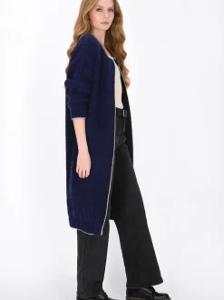 Dreimaster Damen Strickjacke in marine