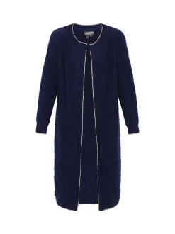 Dreimaster Damen Strickjacke in marine