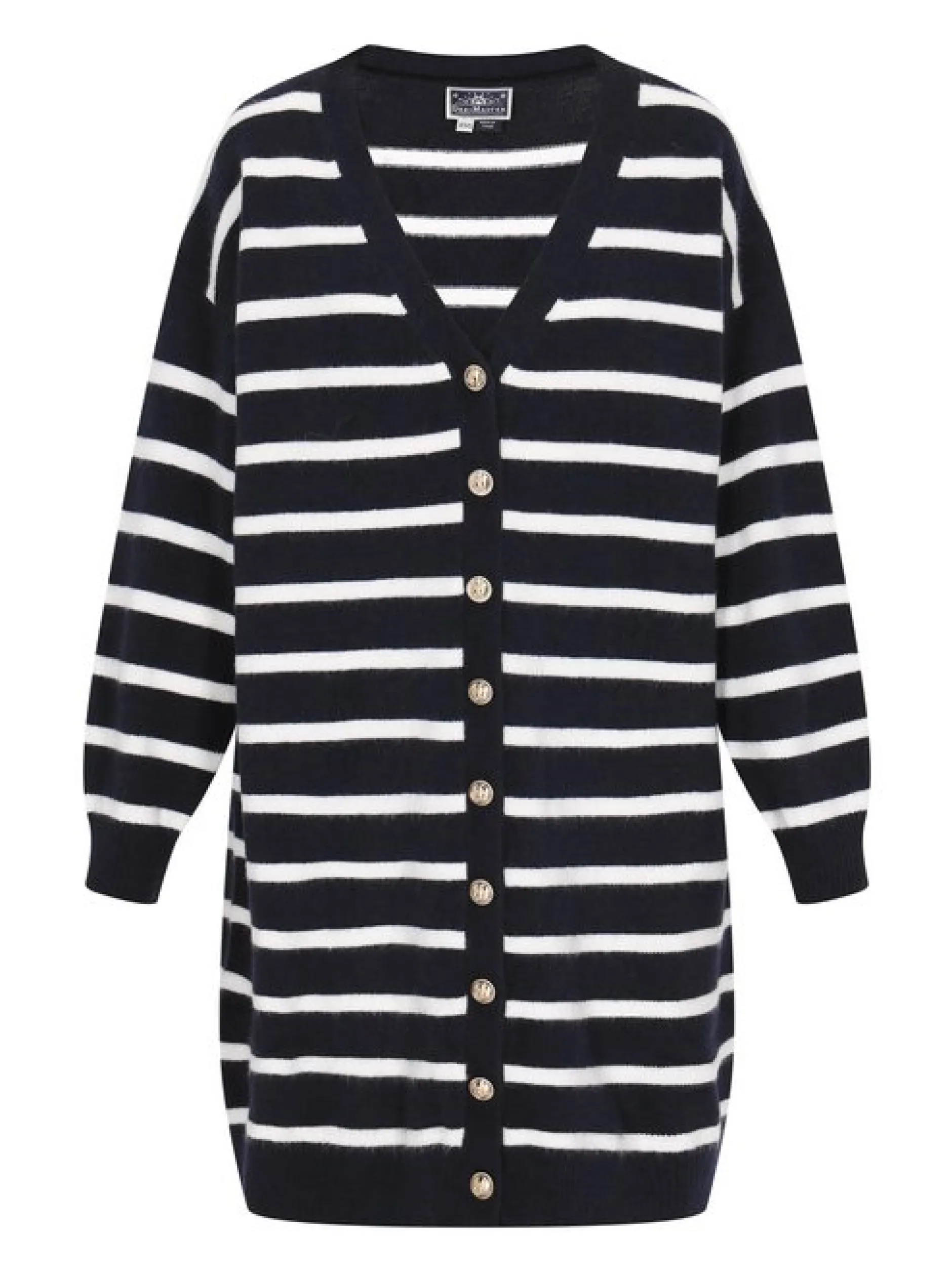 Dreimaster Damen Strickjacke in blau