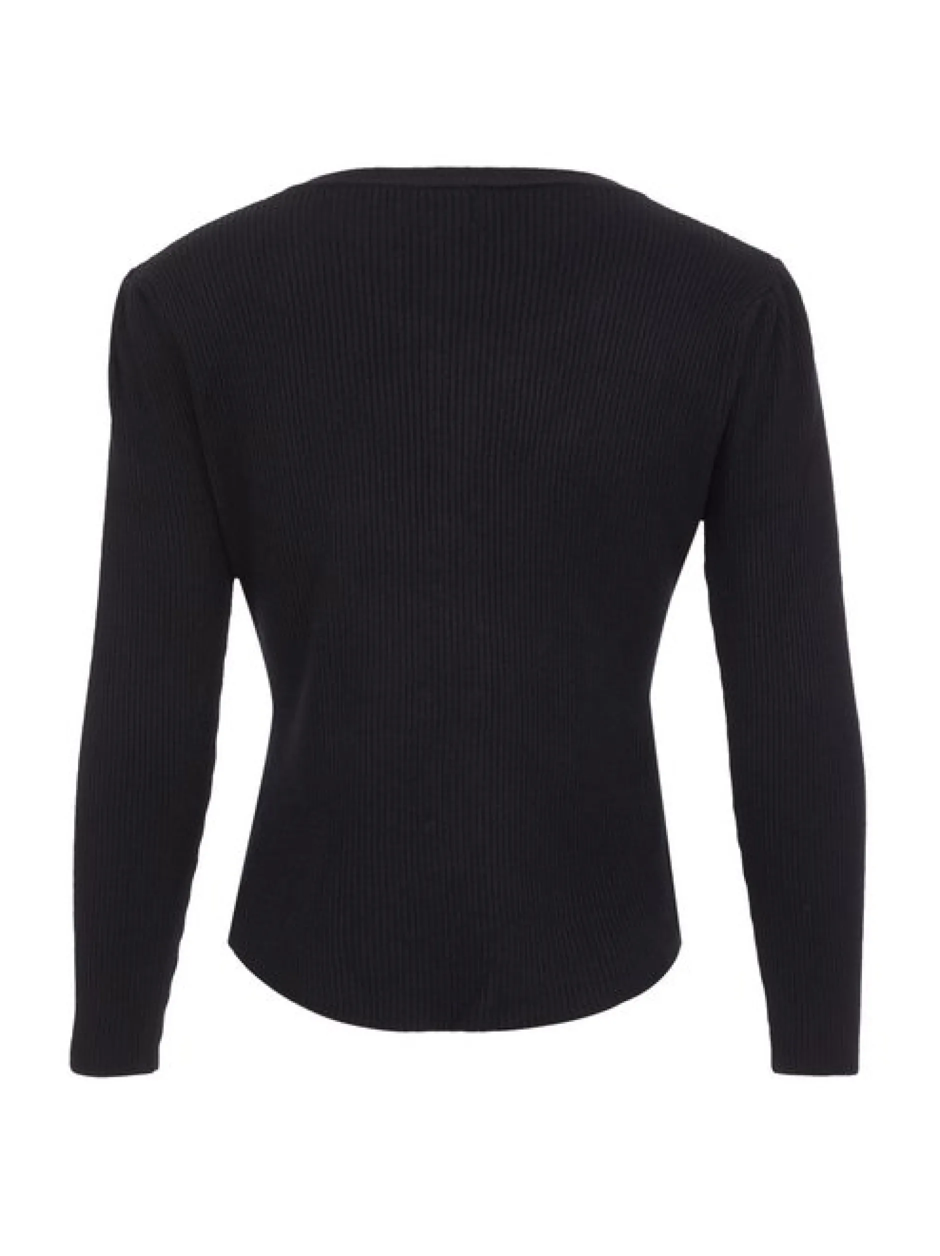 Dreimaster Damen Strickjacke in schwarz