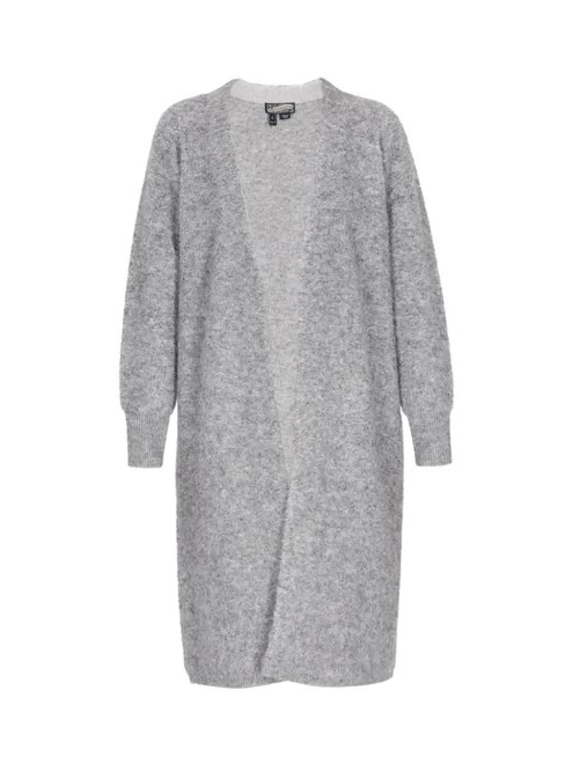 Dreimaster Damen Strickjacke in grau