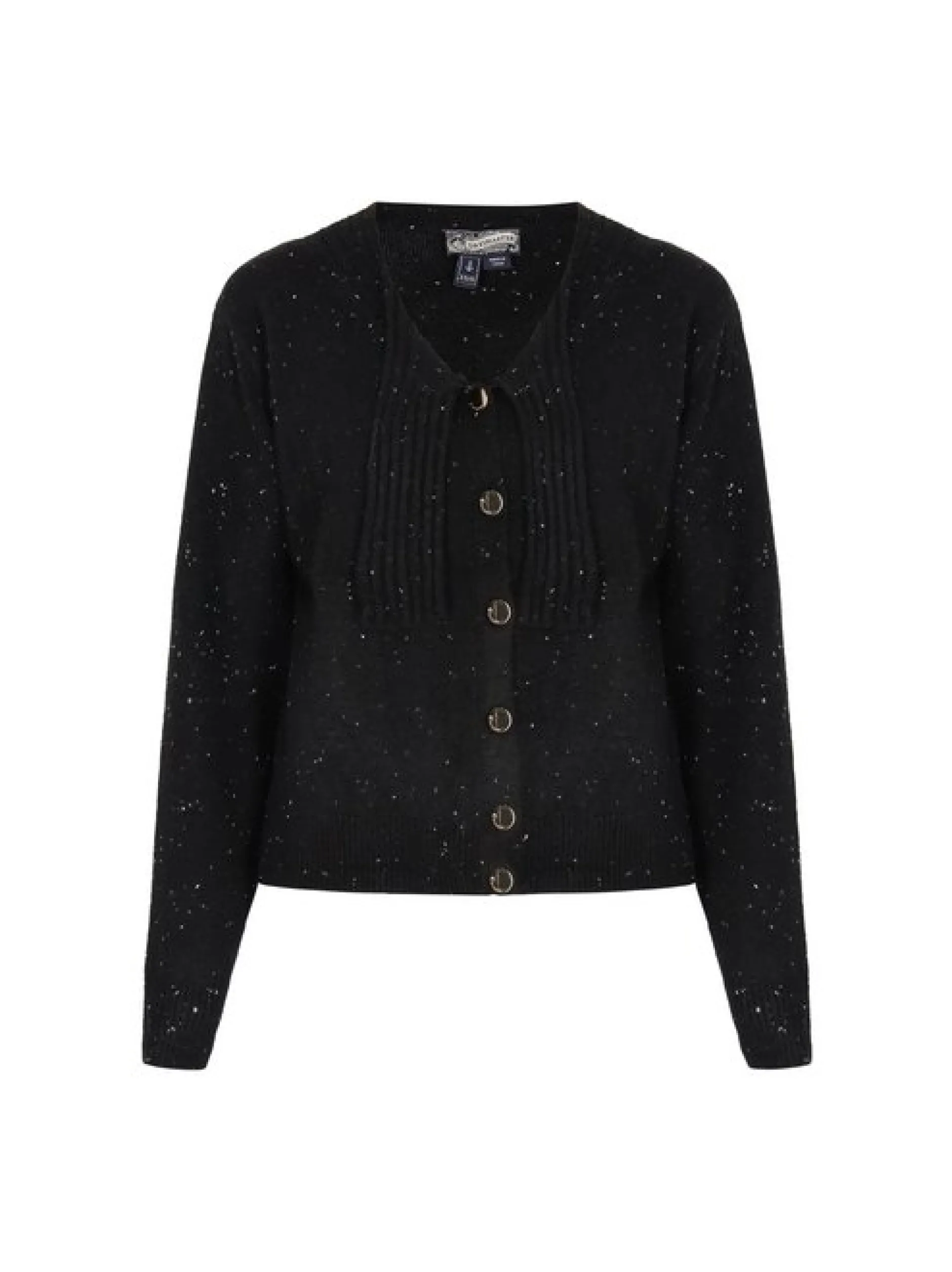 Dreimaster Damen Strickjacke in schwarz
