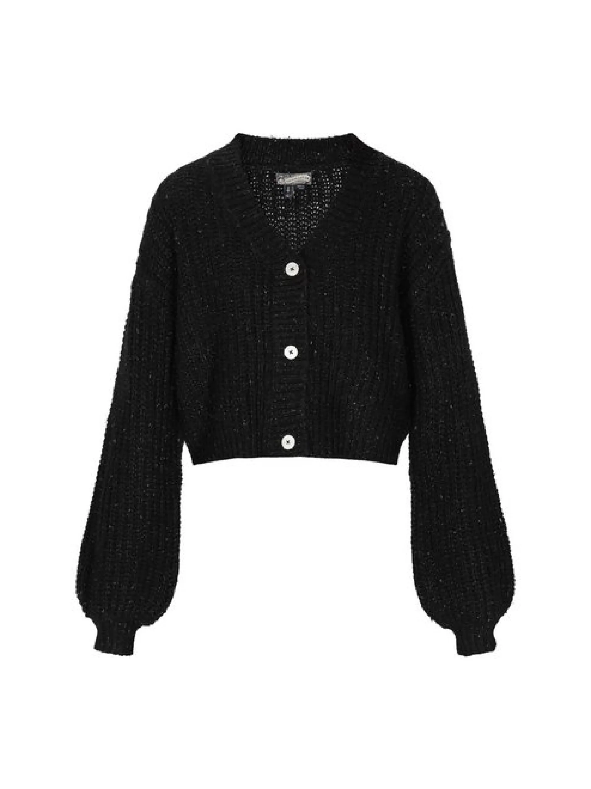 Dreimaster Damen Strickjacke in schwarz