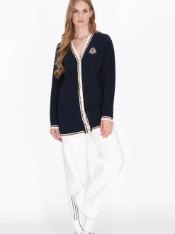 Dreimaster Damen Strickjacke in marine