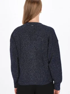 Dreimaster Damen Strickjacke in marine