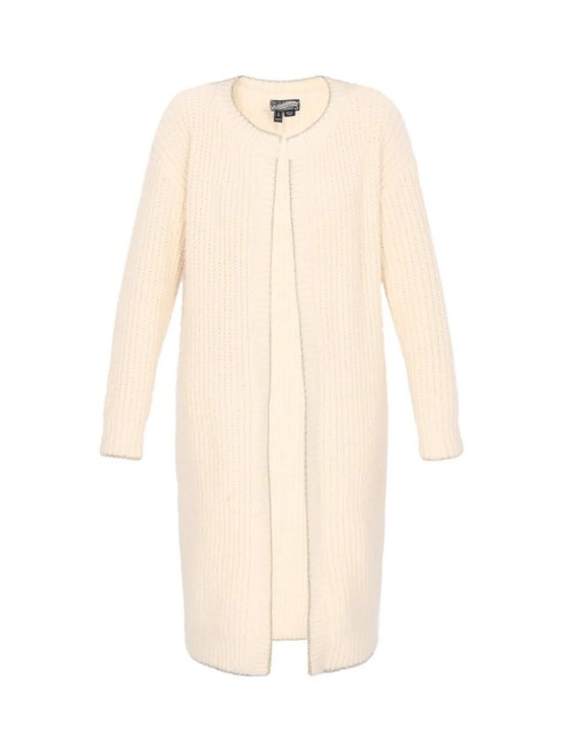 Dreimaster Damen Strickjacke in weiß