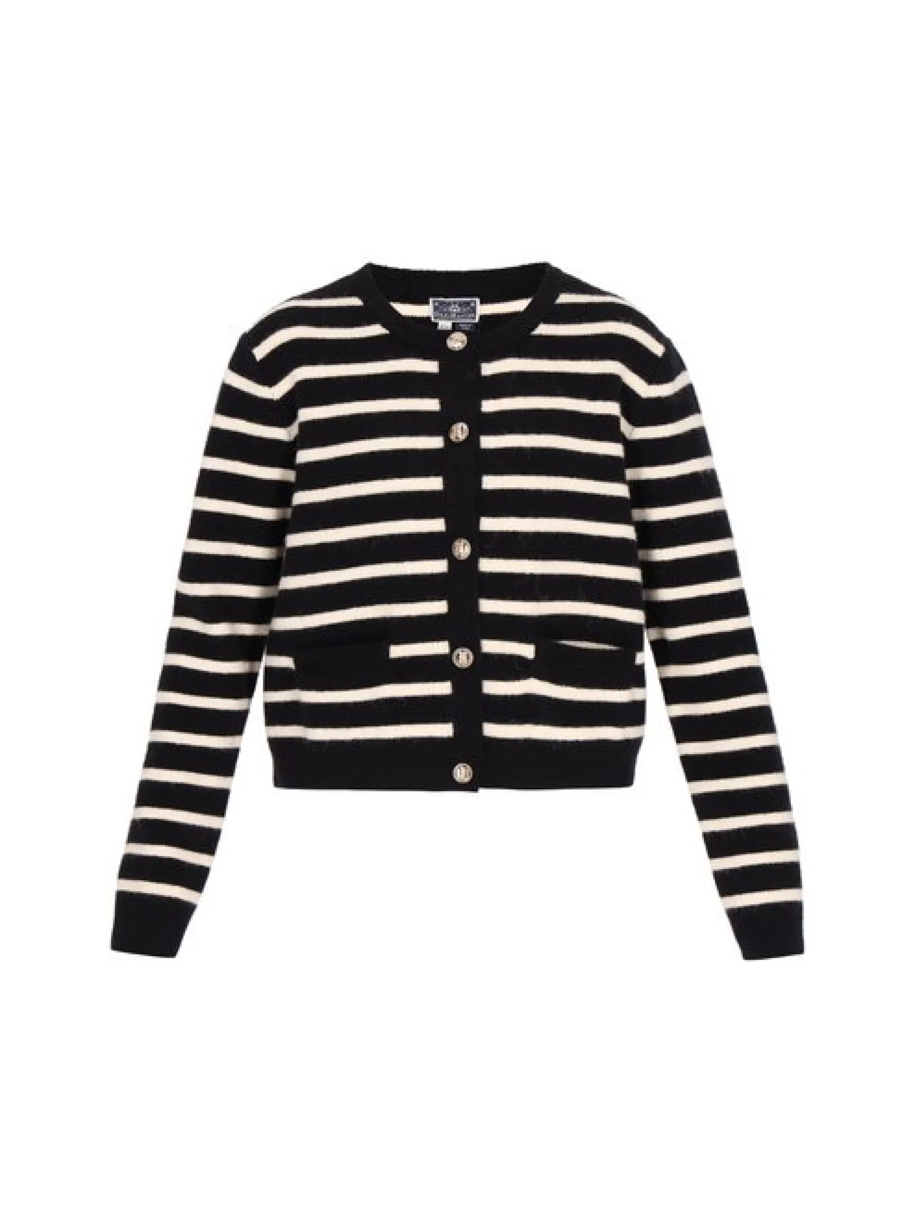Dreimaster Damen Strickjacke in schwarz