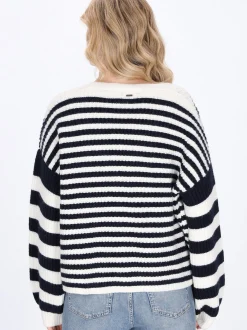 Dreimaster Damen Strickjacke in marine