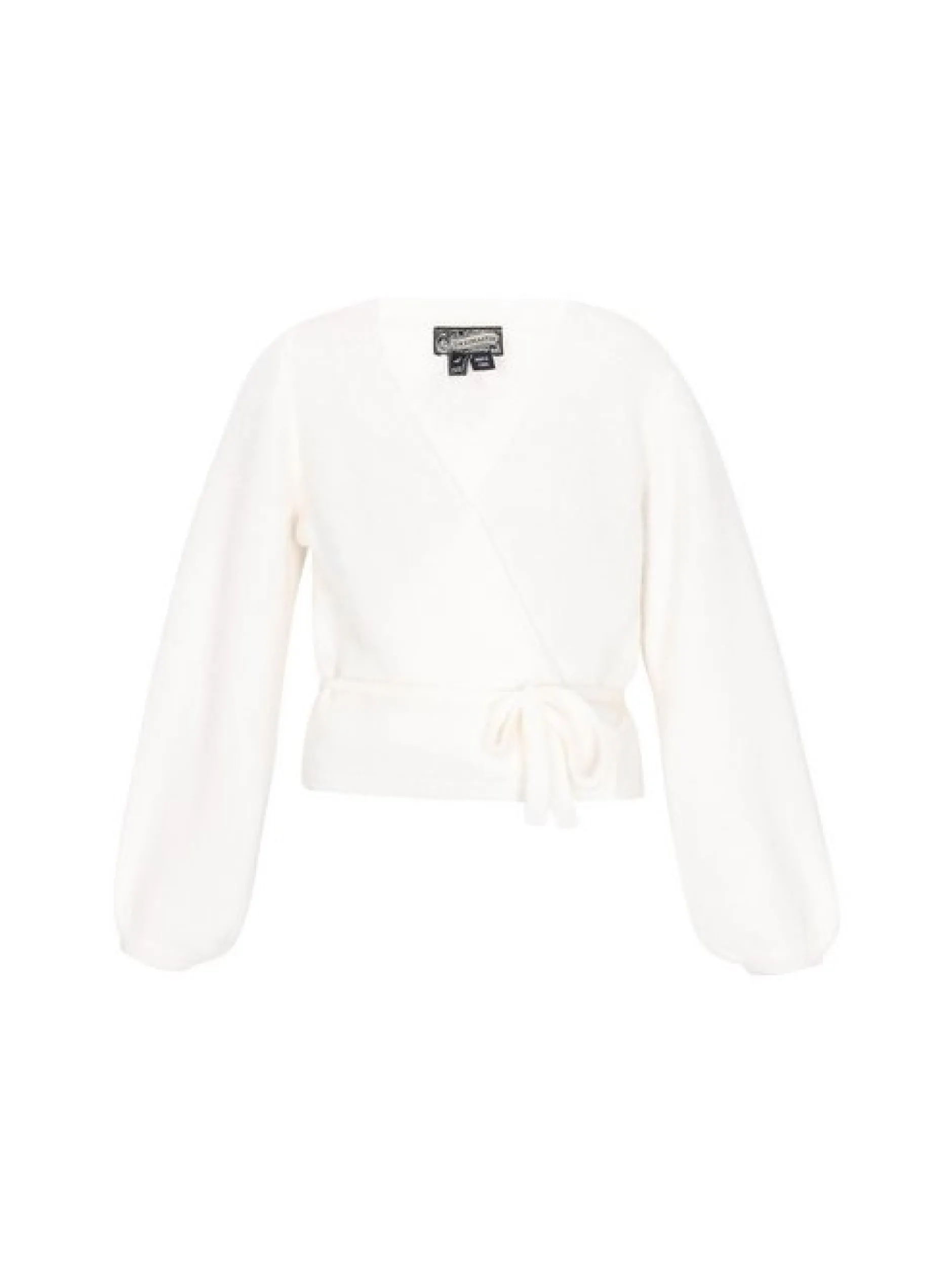 Dreimaster Damen Strickjacke in weiß