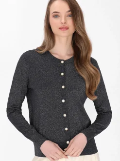 Dreimaster Damen Strickjacke in marine