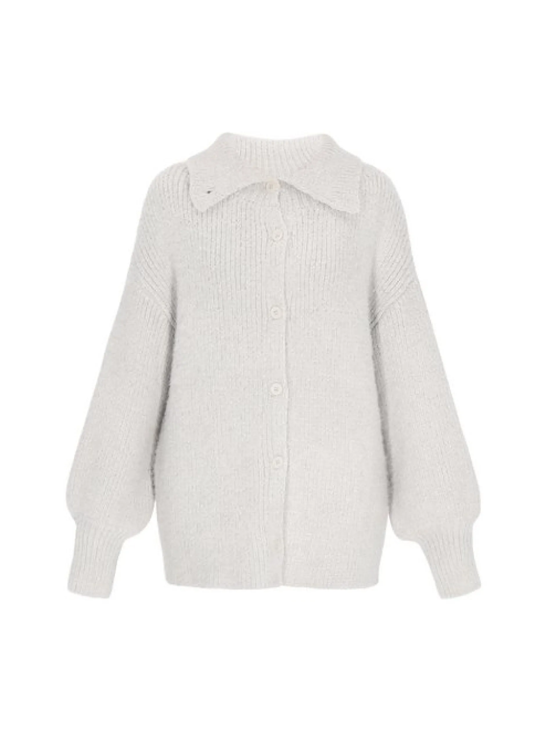 Dreimaster Damen Strickjacke in grau