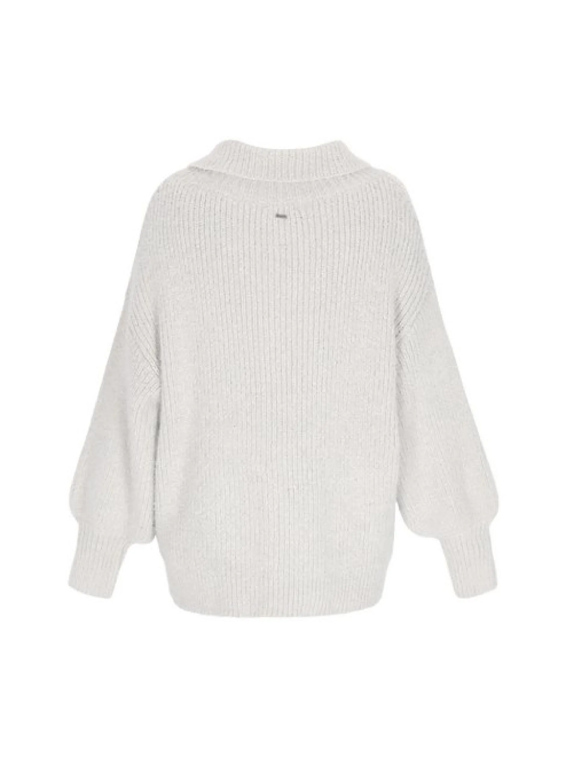 Dreimaster Damen Strickjacke in grau