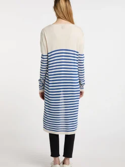 Dreimaster Damen Strickjacke in blau
