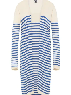 Dreimaster Damen Strickjacke in blau