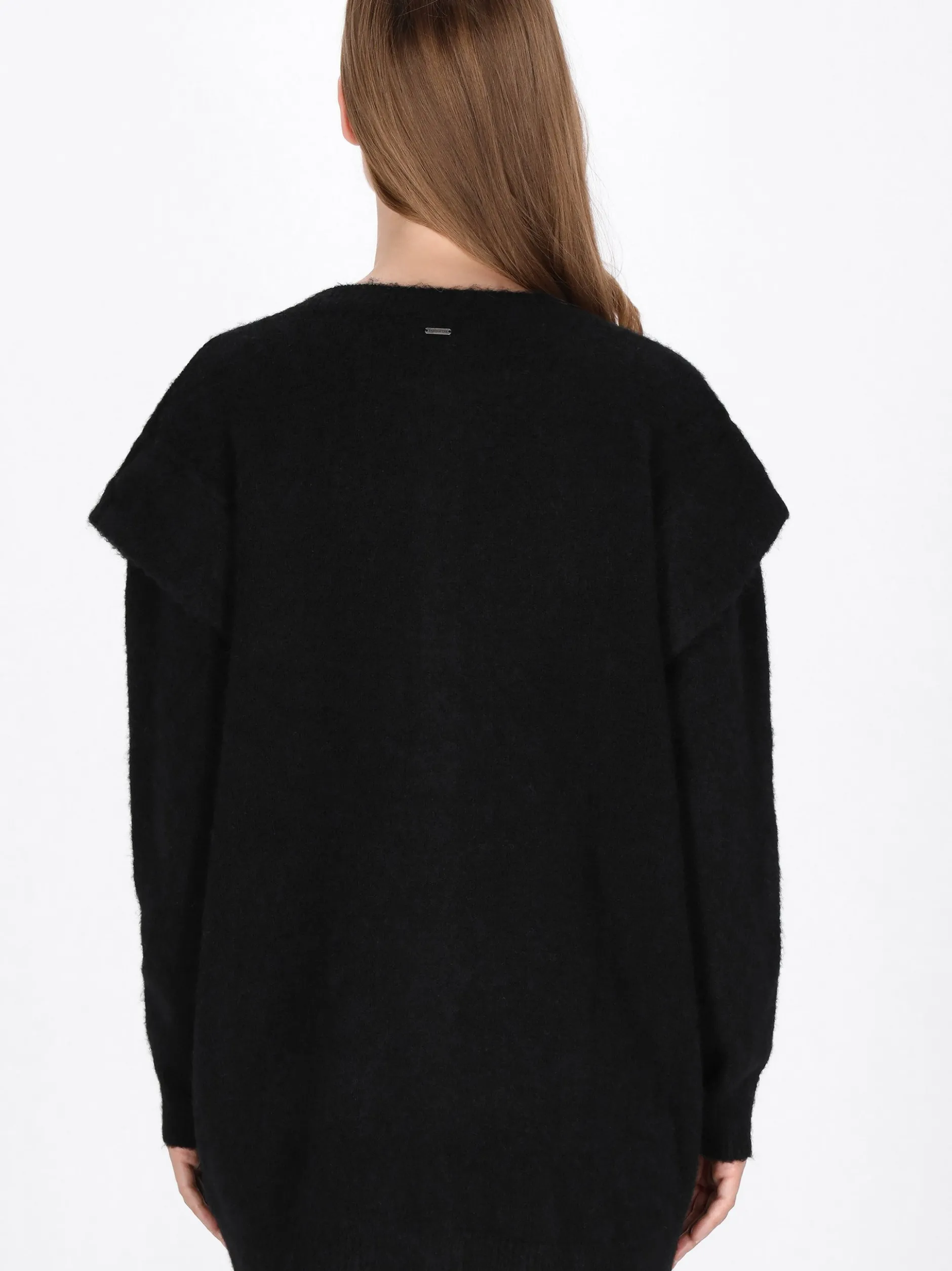 Dreimaster Damen Strickjacke in schwarz