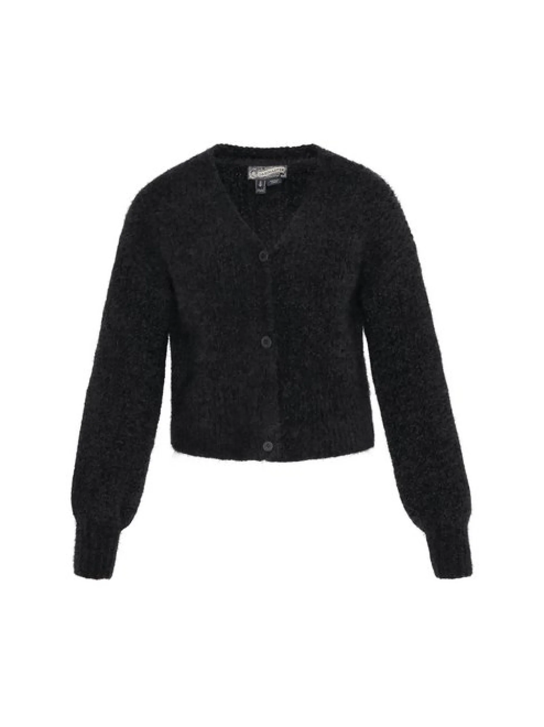 Dreimaster Damen Strickjacke in schwarz