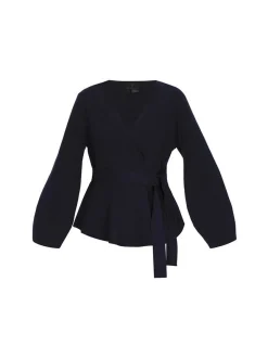 Dreimaster Damen Strickjacke in marine