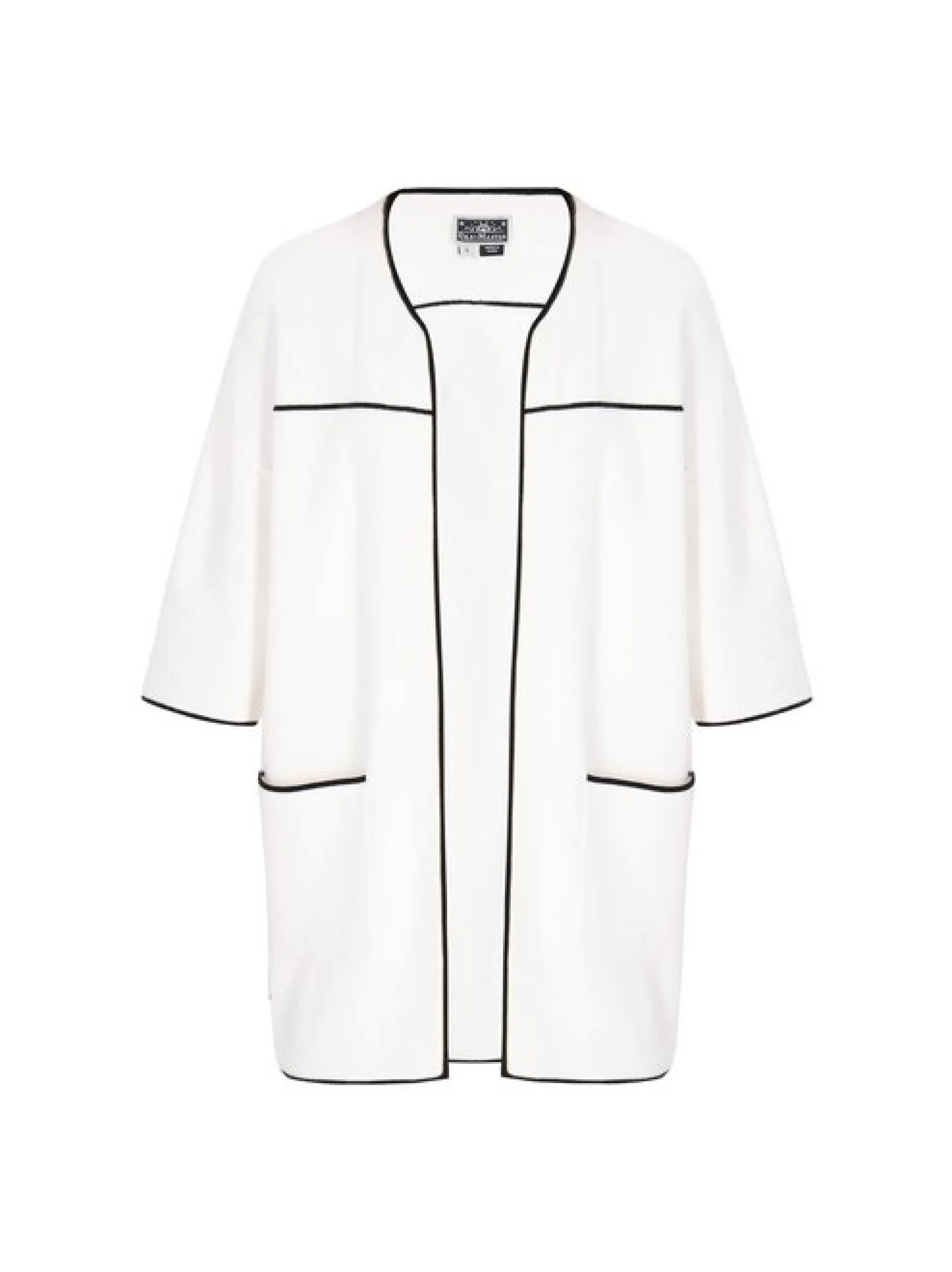 Dreimaster Damen Strickjacke in weiß