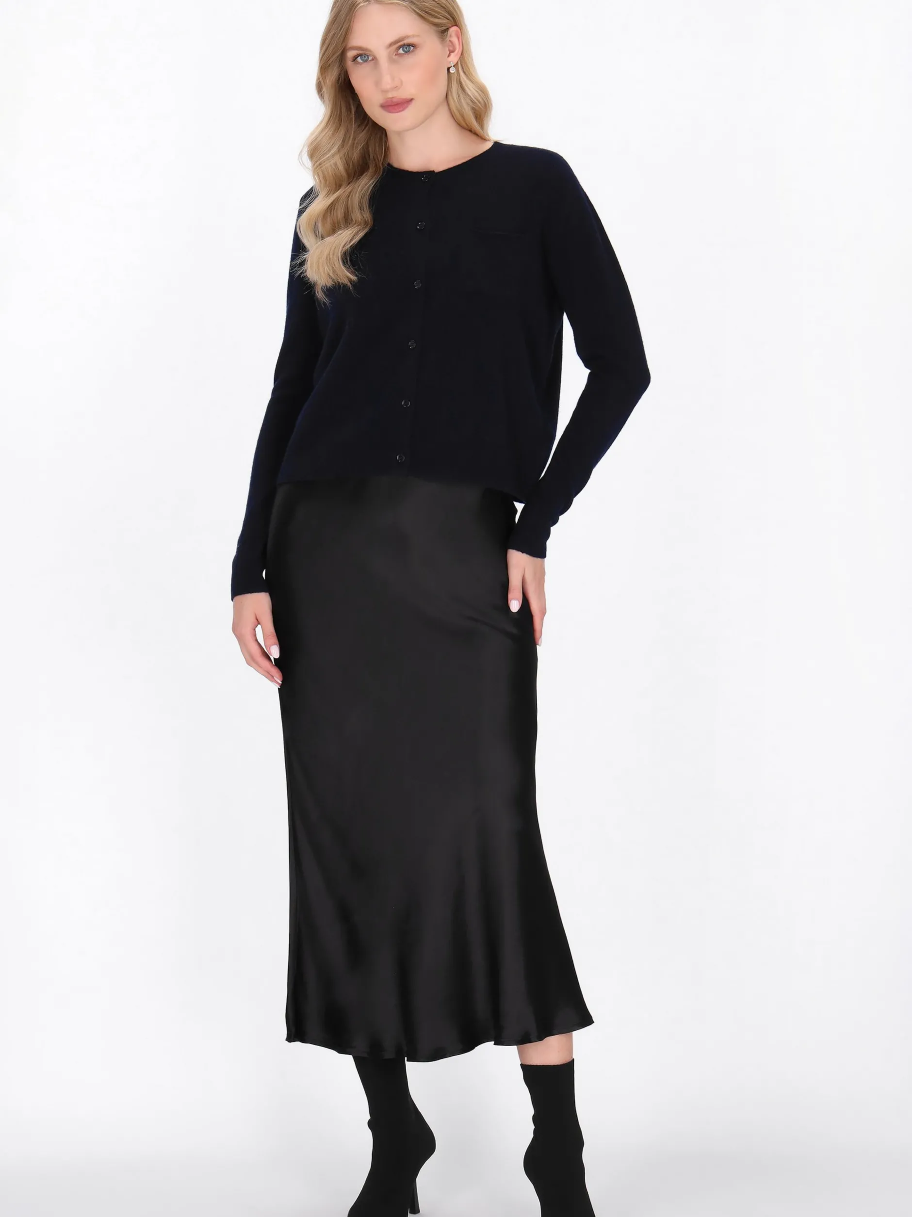 Dreimaster Damen Strickjacke in marine