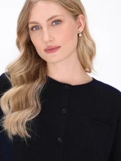 Dreimaster Damen Strickjacke in marine