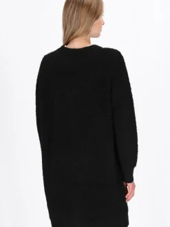 Dreimaster Damen Strickjacke in schwarz