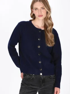 Dreimaster Damen Strickjacke in marine