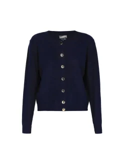 Dreimaster Damen Strickjacke in marine