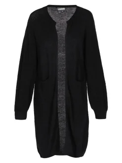 Dreimaster Damen Strickjacke in schwarz