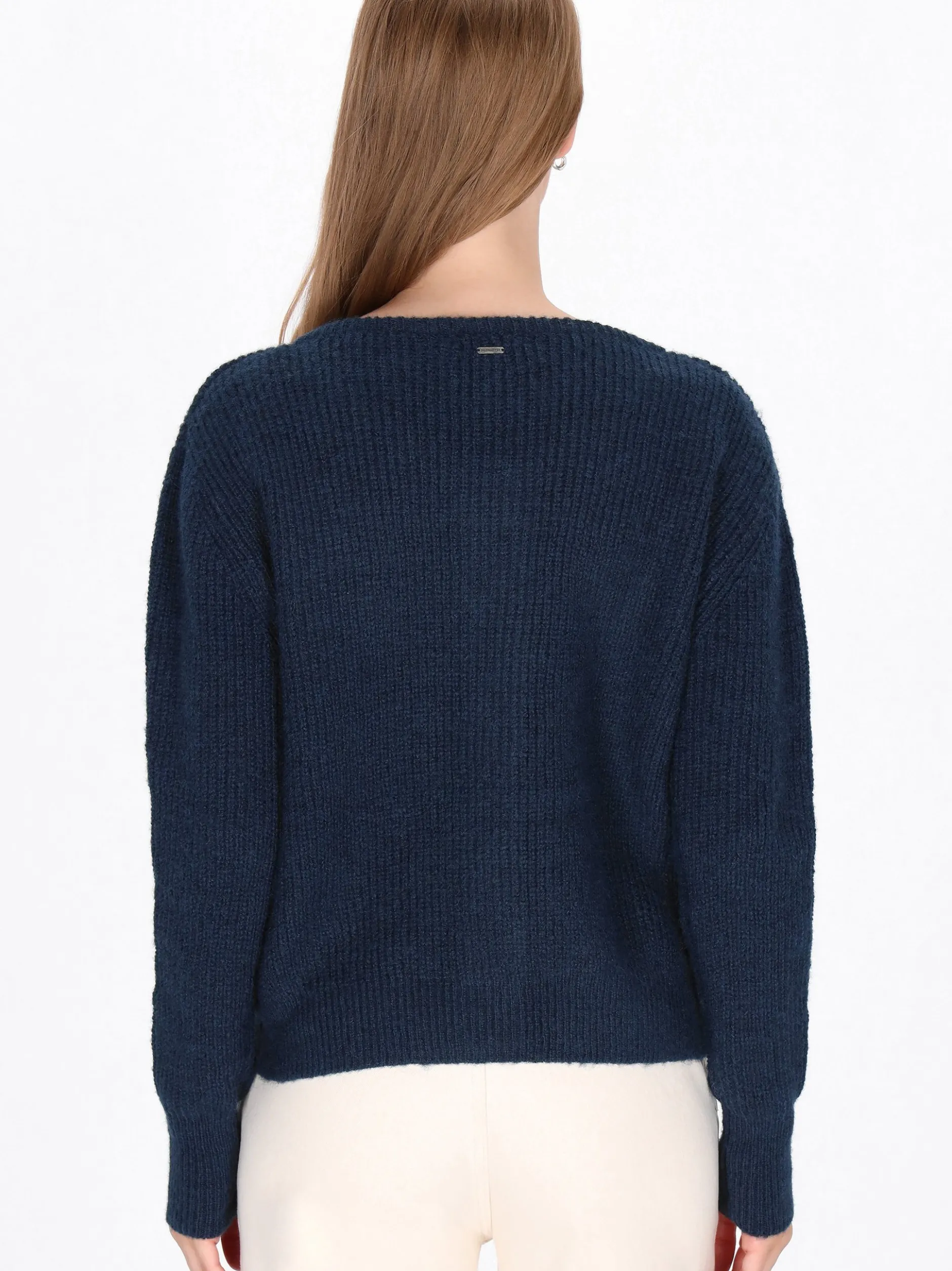 Dreimaster Damen Strickjacke in marine