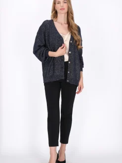 Dreimaster Damen Strickjacke in marine