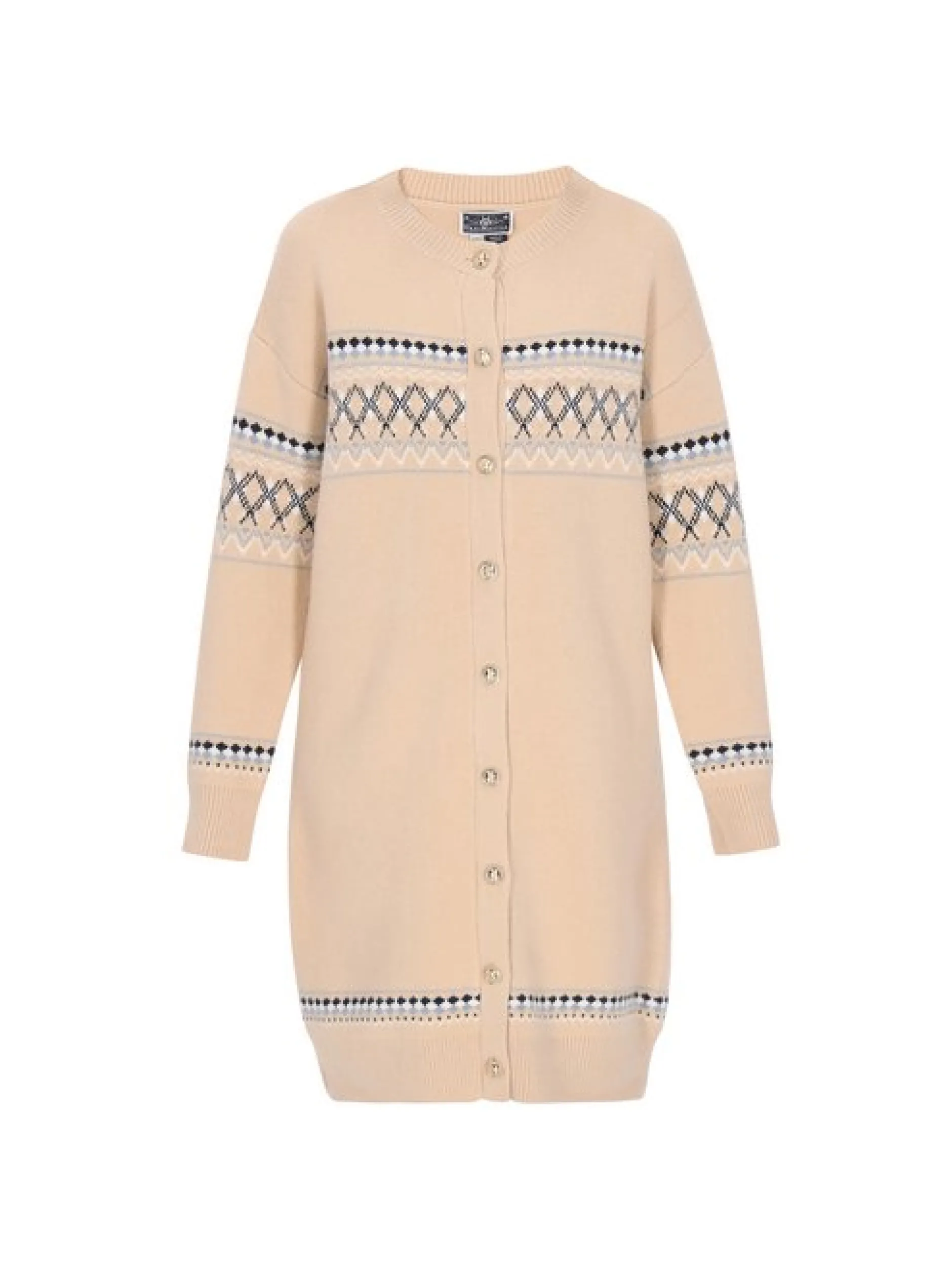 Dreimaster Damen Strickjacke in sand