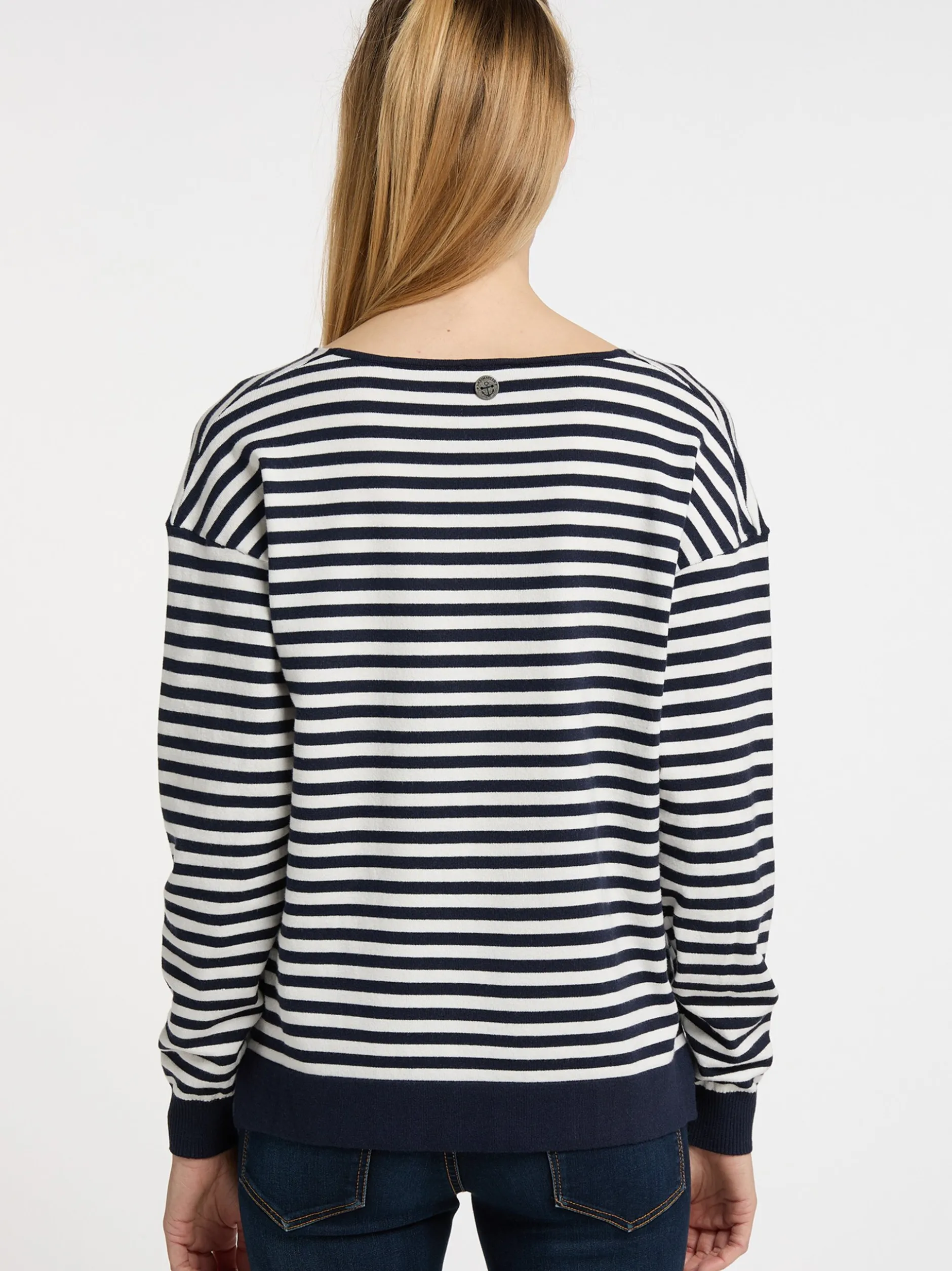 Dreimaster Damen Strickpullover in mehrfarbig