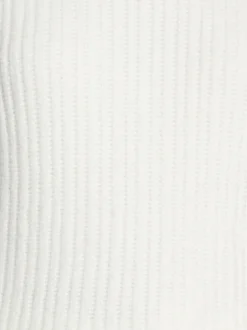 Dreimaster Damen Strickpullover in weiß