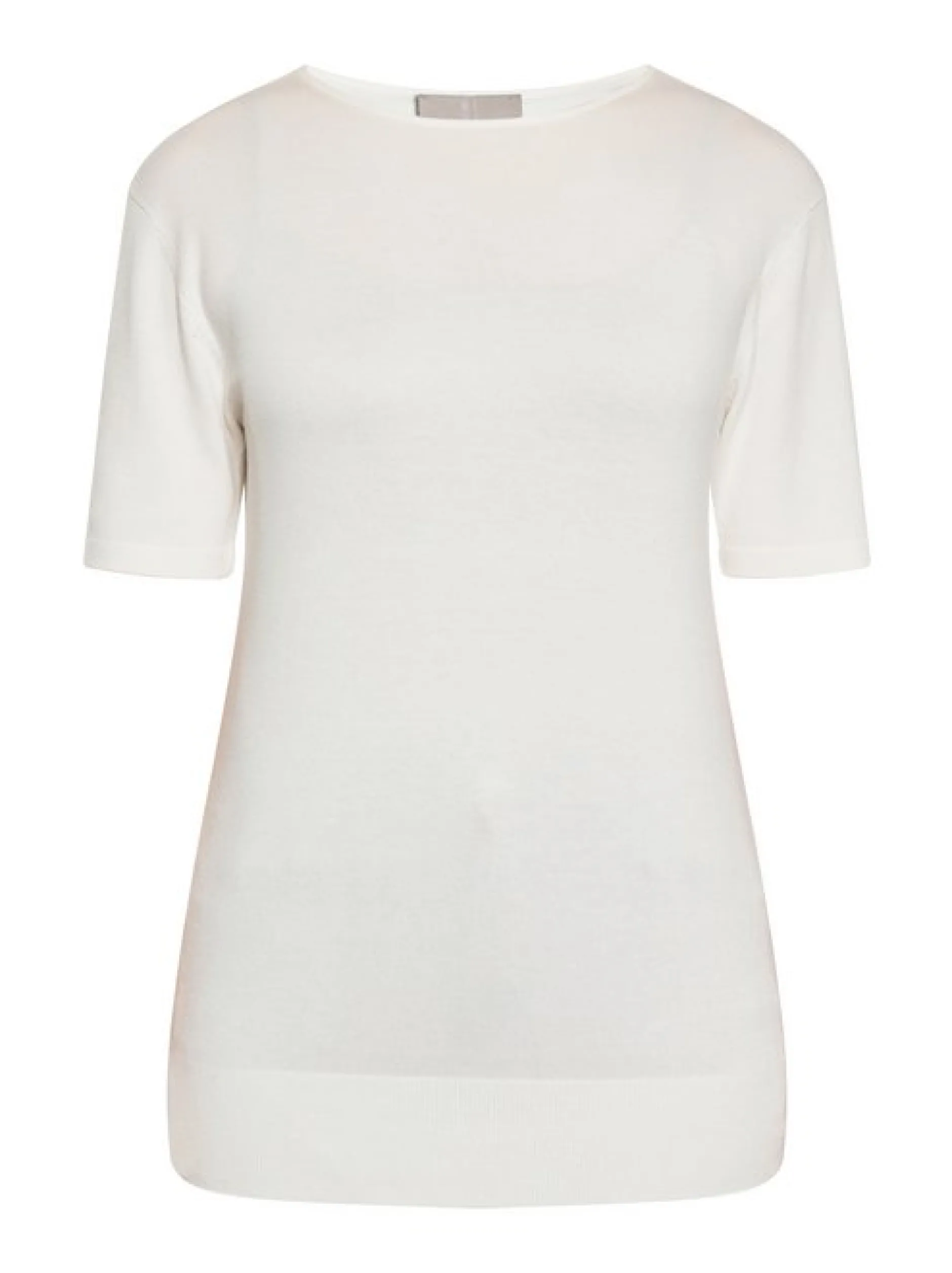 Dreimaster Damen T-Shirt in weiß - Ausschnitt: Rundhals