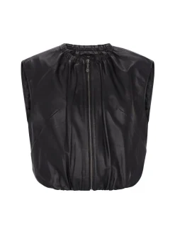 Dreimaster Damen Weste in schwarz