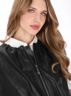 Dreimaster Damen Weste in schwarz