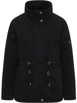 Dreimaster Damen Winterjacke in schwarz