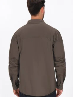Dreimaster Herren Hemd in grau