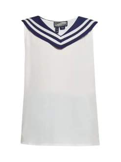 Dreimaster Mädchen (Kids) Bluse in ecru