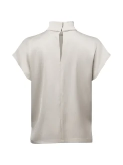 Drykorn Damen Blusenshirt - Alaria in kitt silber