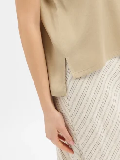 Drykorn Damen Blusenshirt - Alaria_1 in mocca