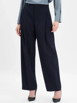Drykorn Damen Bundfaltenhose - Unpack in marine