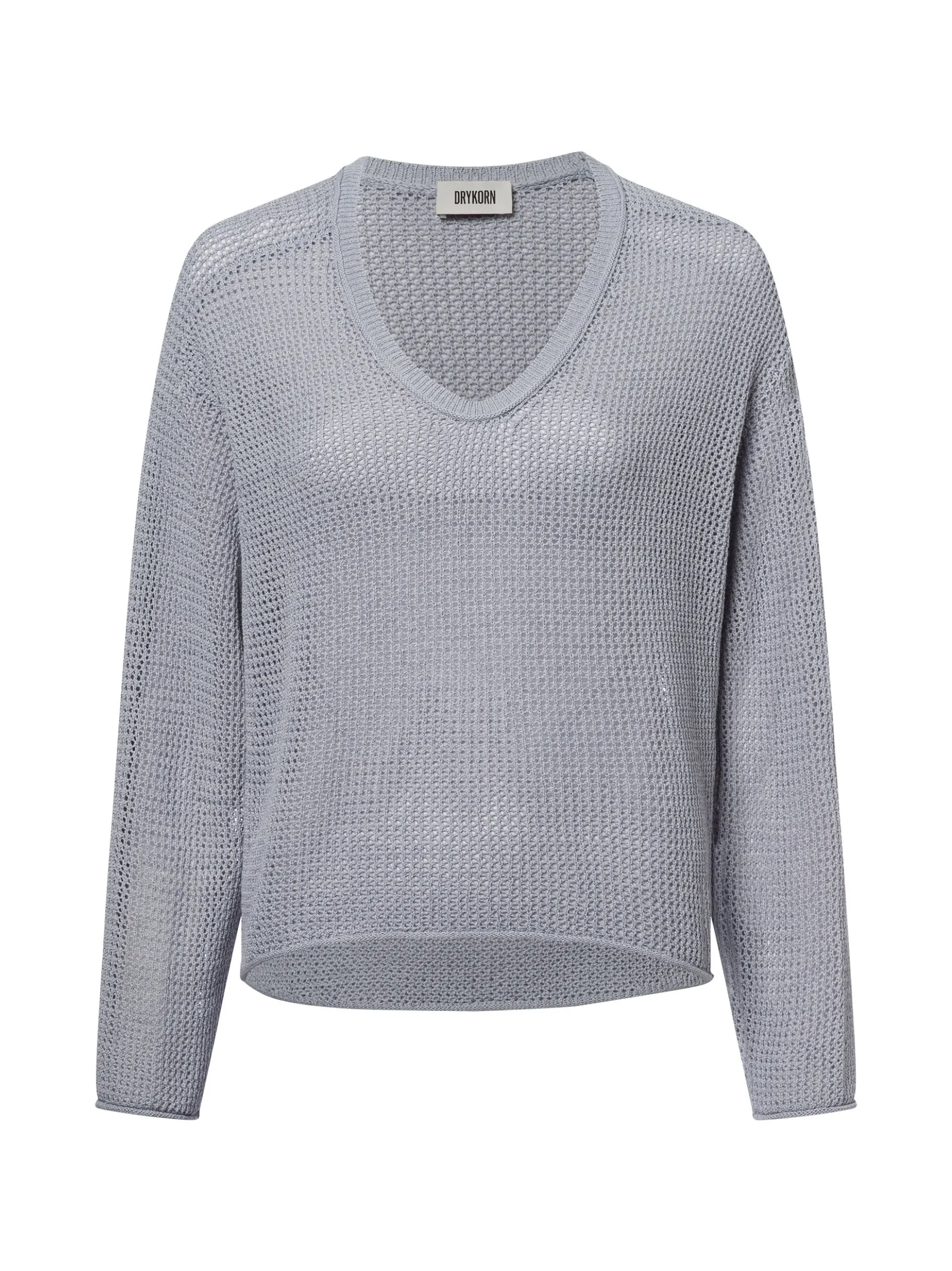Drykorn Damen Lochstrick-Pullover - Somaija in beige