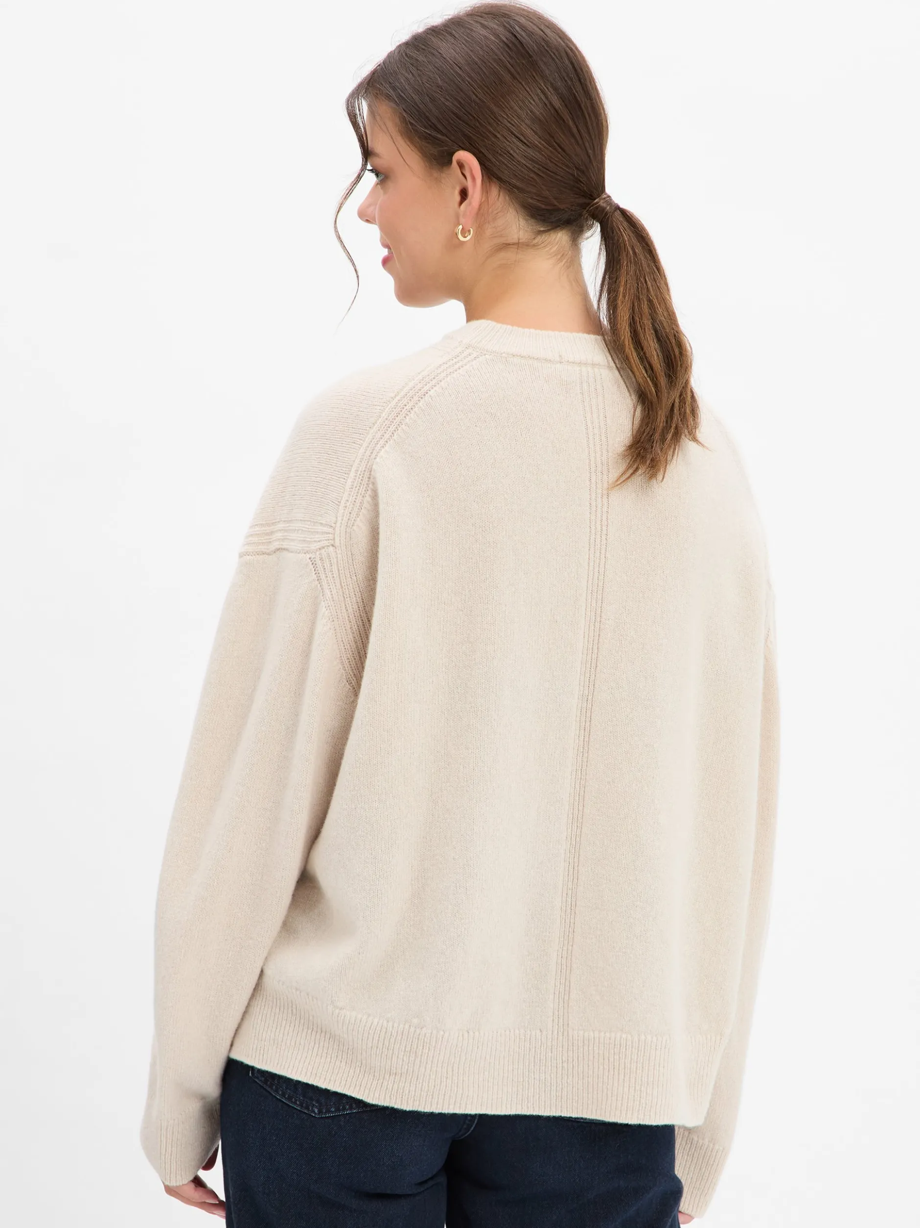 Drykorn Damen Schurwoll-Pullover - Liziela in beige