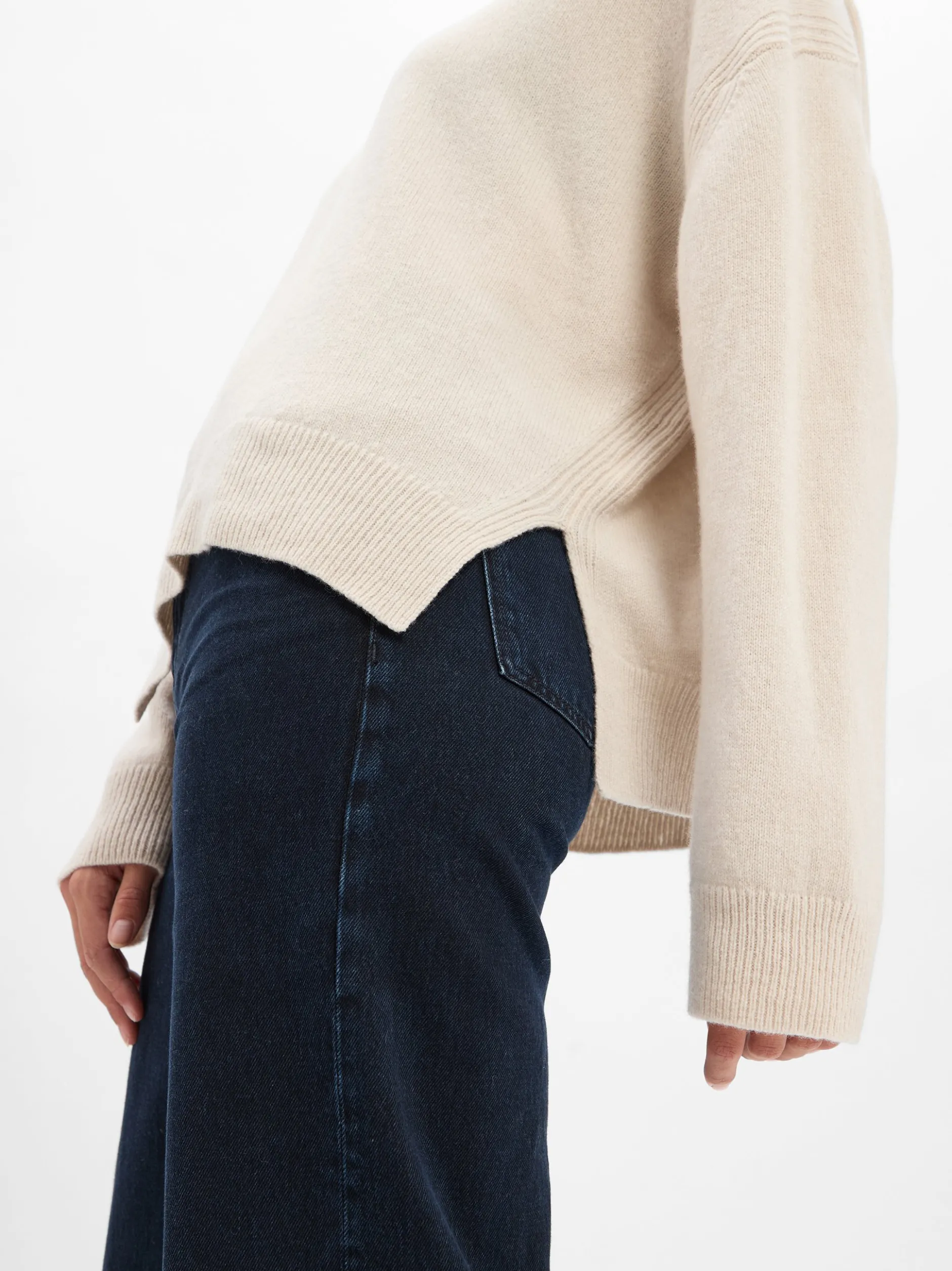 Drykorn Damen Schurwoll-Pullover - Liziela in beige