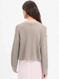 Drykorn Damen Strickpullover - Malese in schilf